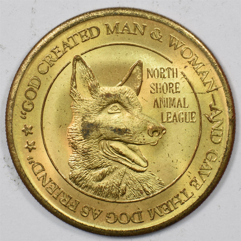 US Token Token North Shore Animal League Cat Dog P190636 combine shipping0