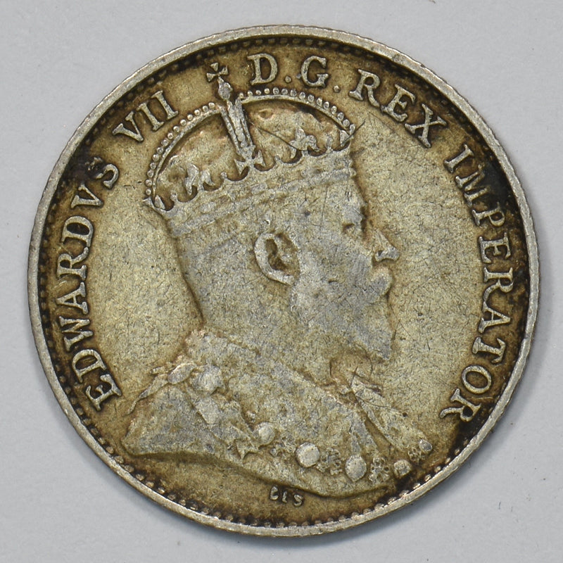 Canada 1908 Edward VII 5 Cents Silver P9031510