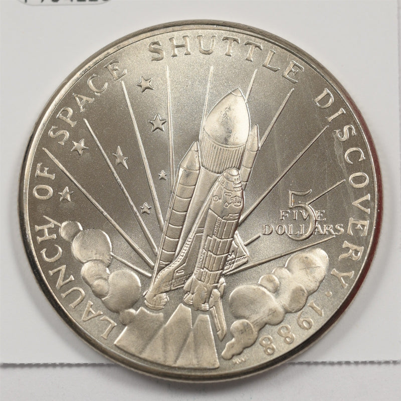 Marshall Islands 1988 Republic/Space Shuttle Discovery 5 Dollars P9042200