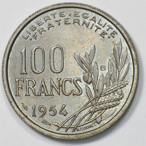 France 1954 100 Francs Marianne P903513 combine shipping1