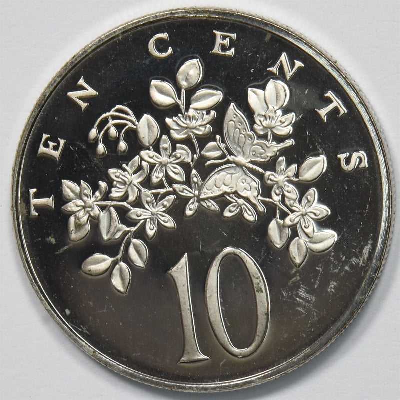 Jamaica 1974 Elizabeth II 10 Cents Proof P9027160