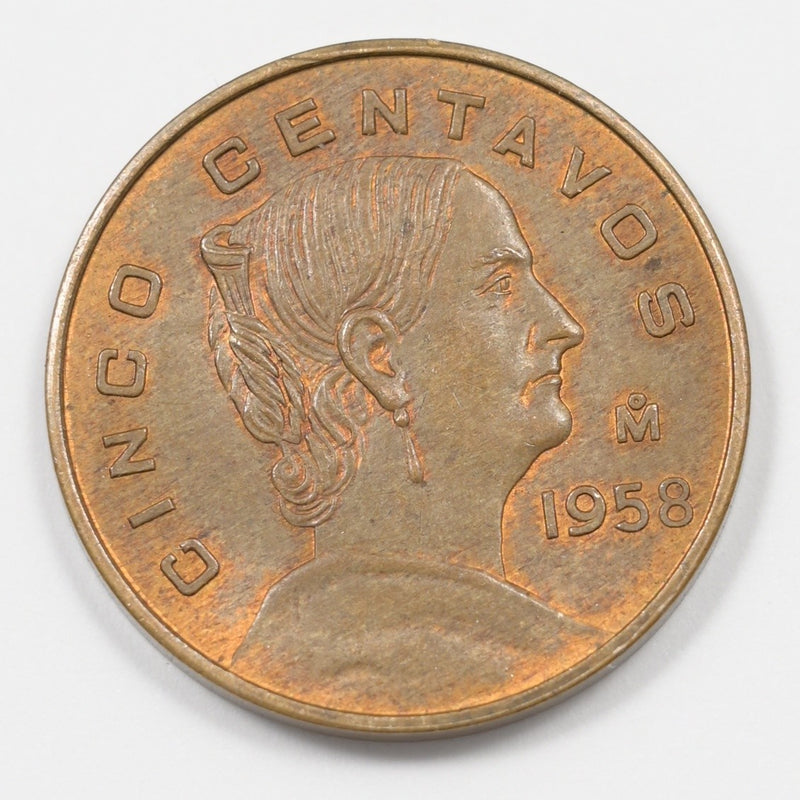 Mexico 1958-Mo Josefa Ortiz 5 Centavos P9043960