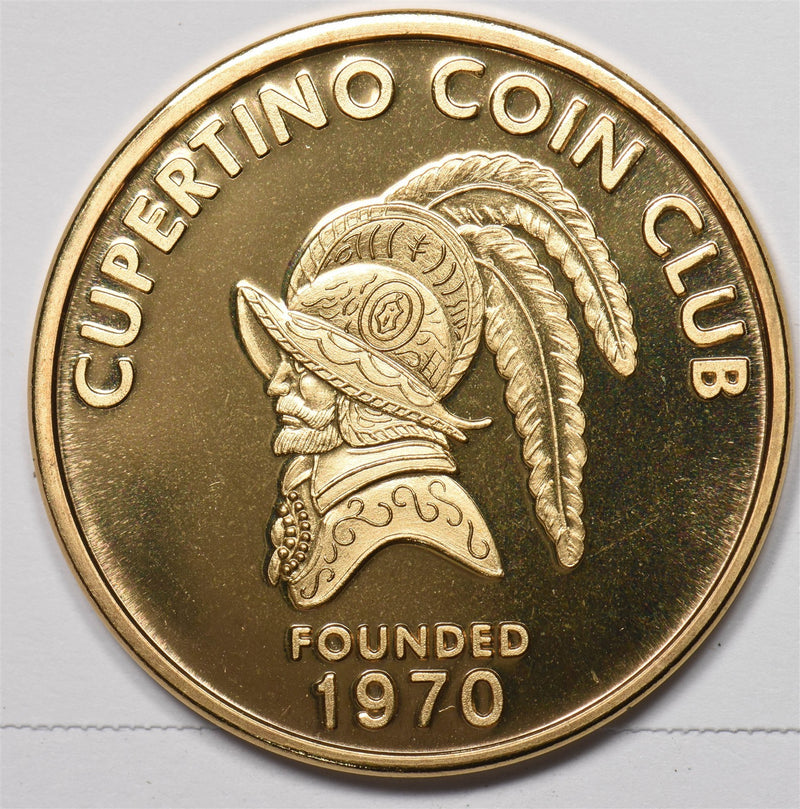 US 2021 Medal Cupertino Coin Club P903455 combine shipping0