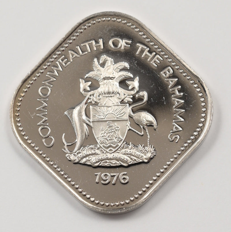 Bahamas 1976-FM Elizabeth II 15 Cents Proof P9040460