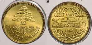 Lebanon 1952 25 Piastres P290316 combine shipping0