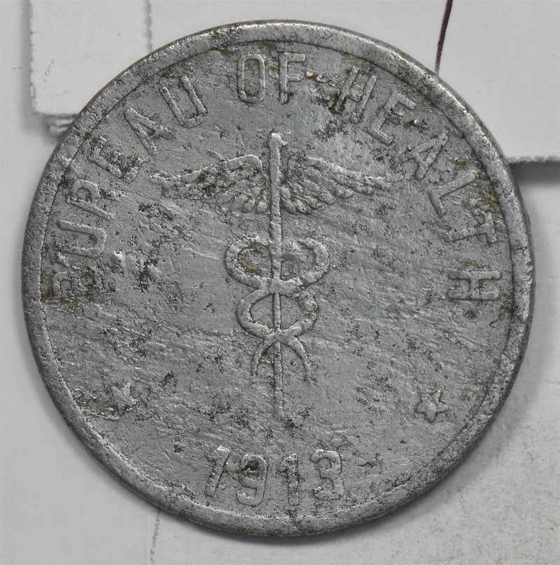 Philippines 1913 20 Centavos Silver Culion Leper Colony Rare P490427 combine shi0