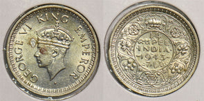 India British 1943 B 1/4 Rupee P290349 combine shipping0