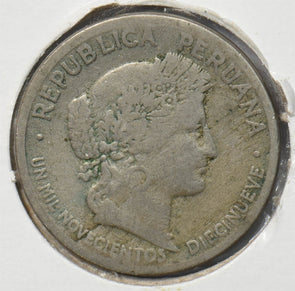 Peru 1919 10 Centavos Bust of Ceres P903536 combine shipping0