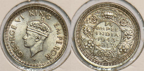 India British 1943 B 1/4 Rupee P290348 combine shipping0