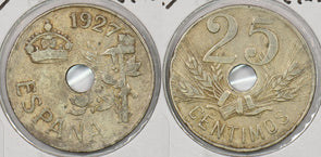Spain 1927 25 Centimos P190285 combine shipping0