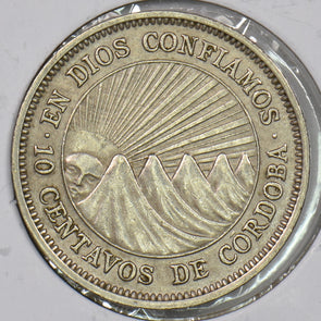 Nicaragua 1964 10 Centavos P290390 combine shipping2