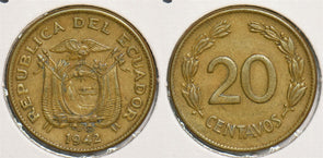 Ecuador 1942 20 Centavos P190171 combine shipping0