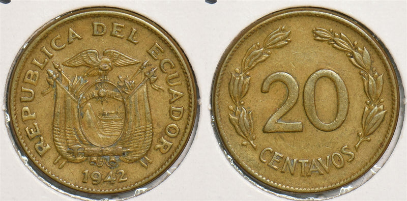 Ecuador 1942 20 Centavos P190171 combine shipping0