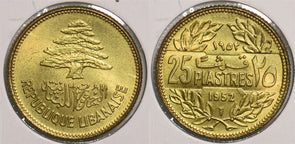Lebanon 1952 25 Piastres P290318 combine shipping0