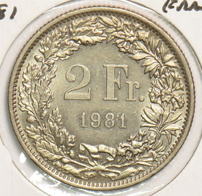 Switzerland 1981 2 Francs animal P150050 combine shipping2