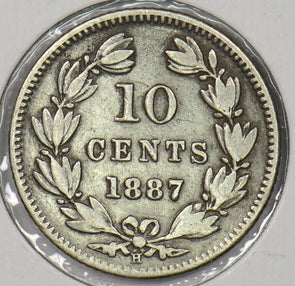 Nicaragua 1887 10 Centavos P290383 combine shipping2