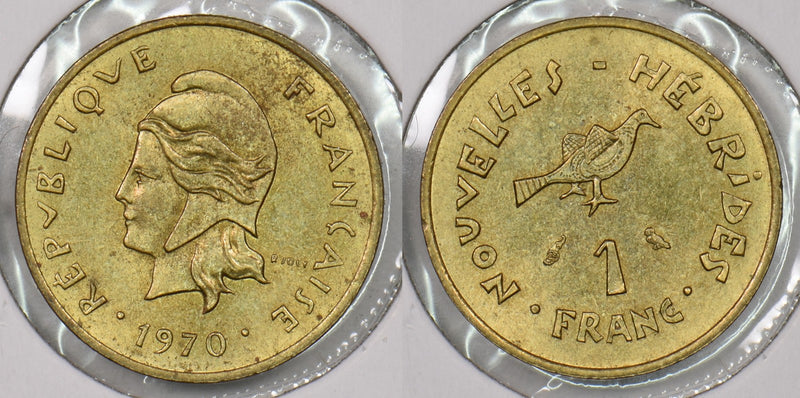 France 1970 Franc New Hebrides P190295 combine shipping0