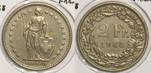Switzerland 1968 2 Francs animal P150047 combine shipping0