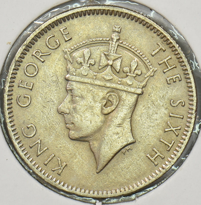 Mauritius 1951 1/4 Rupee P150234 combine shipping0