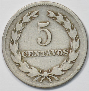 El Salvador 1963 5 Centavos Francisco Morazan P903516 combine shipping1