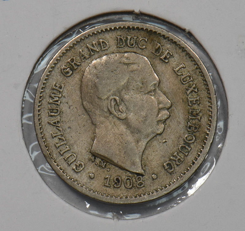 Luxembourg 1908 5 Centimes William IV P150888 combine shipping0