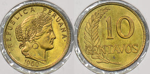 Peru 1960 10 Centavos P190215 combine shipping0