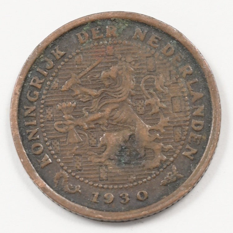 Netherlands 1930 Wilhelmina 1/2 Cent P9041360