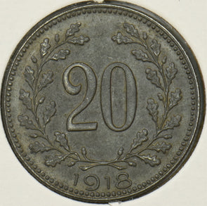 Austria 1918 20 Heller Eagle animal P190387 combine shipping1