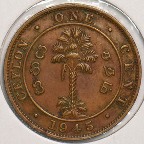 Ceylon 1945 Cent P150077 combine shipping2