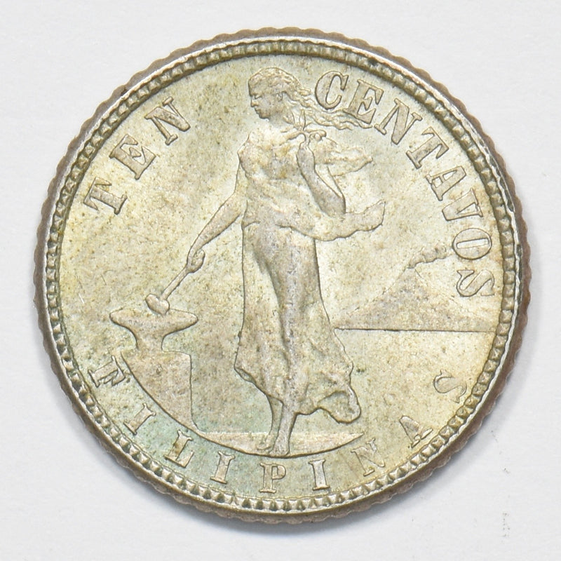Philippines 1944-D Commonwealth 10 Centavos Silver P1912130