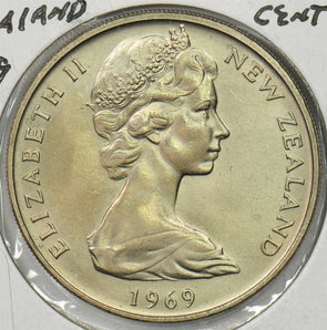 New Zealand 1969 20 Cents Kiwi Bird animal P900407 combine shipping1