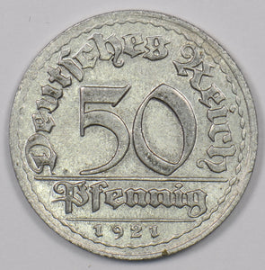 Germany 1921 50 Pfennig P190280 combine shipping2