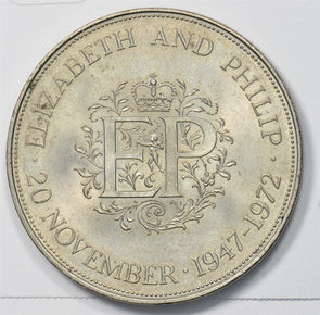 Great Britain 1947-1972 25 New Pence 25th Wedding Anniv. Queen Elizabeth P9034940