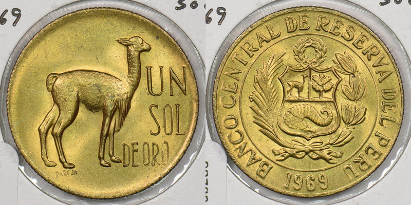 Peru 1969 Sol Llama animal P190283 combine shipping0