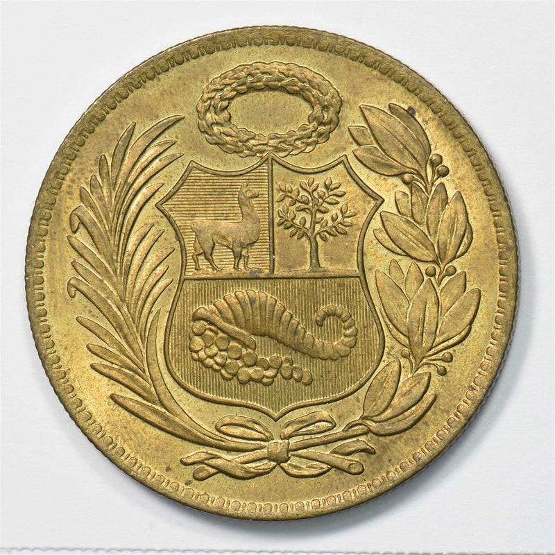 Peru 1955 Sol Vicuna , Shield P903496 combine shipping0