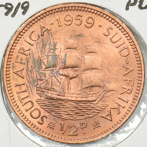 South Africa 1959 1/2 Penny P150197 combine shipping1