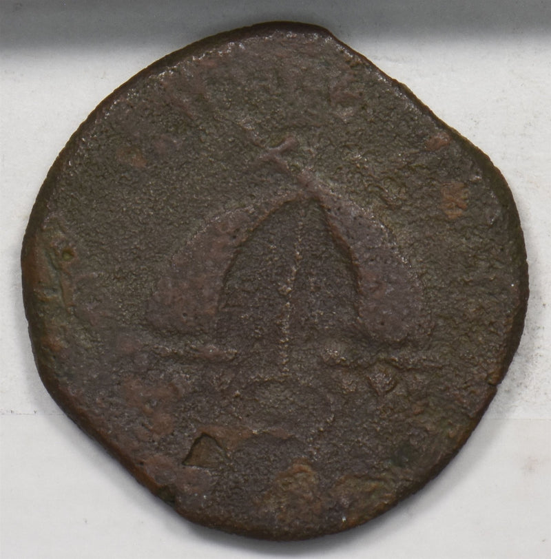 54-68CE Prutah Judaea Sepphoris (Diocaesarea) Time of Nero chalkous P490406 comb0