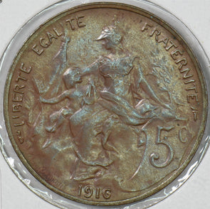 France 1916 5 Centimes P190579 combine shipping1