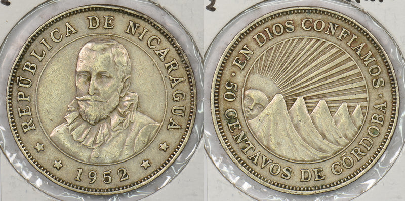 Nicaragua 1952 50 Centavos P290405 combine shipping0