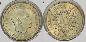 Sierra Leone 1964 10 Cents P190292 combine shipping0