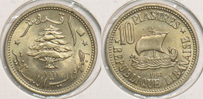 Lebanon 1961 10 Piastres P290250 combine shipping0