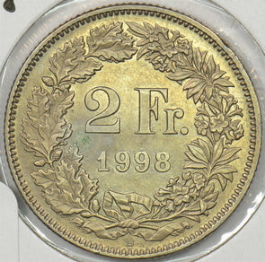 Switzerland 1998 2 Francs P150155 combine shipping1