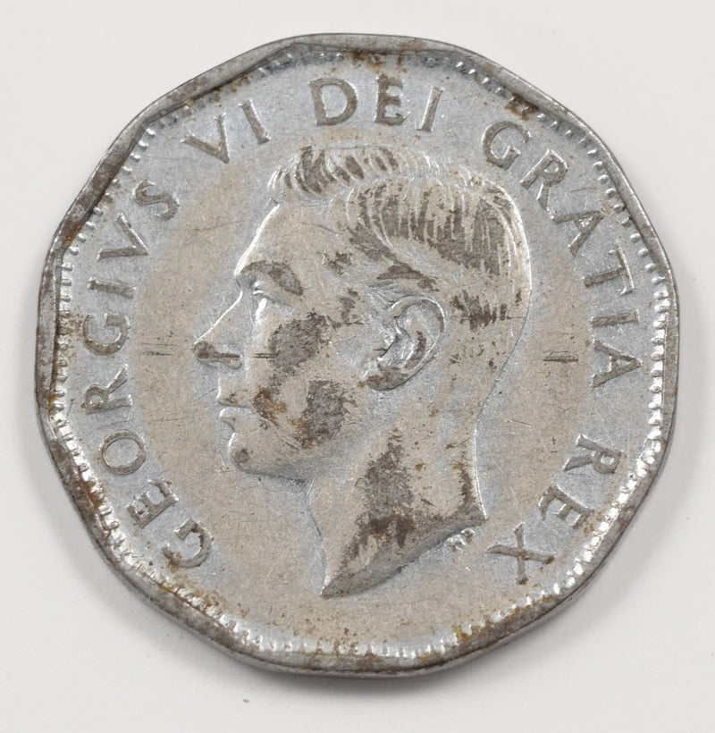 Canada 1952 George VI 5 Cents P9042620