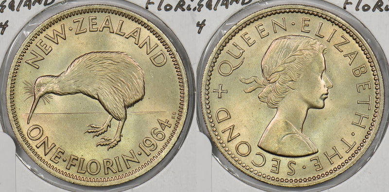 New Zealand 1964 Florin Kiwi bird animal P290389 combine shipping0
