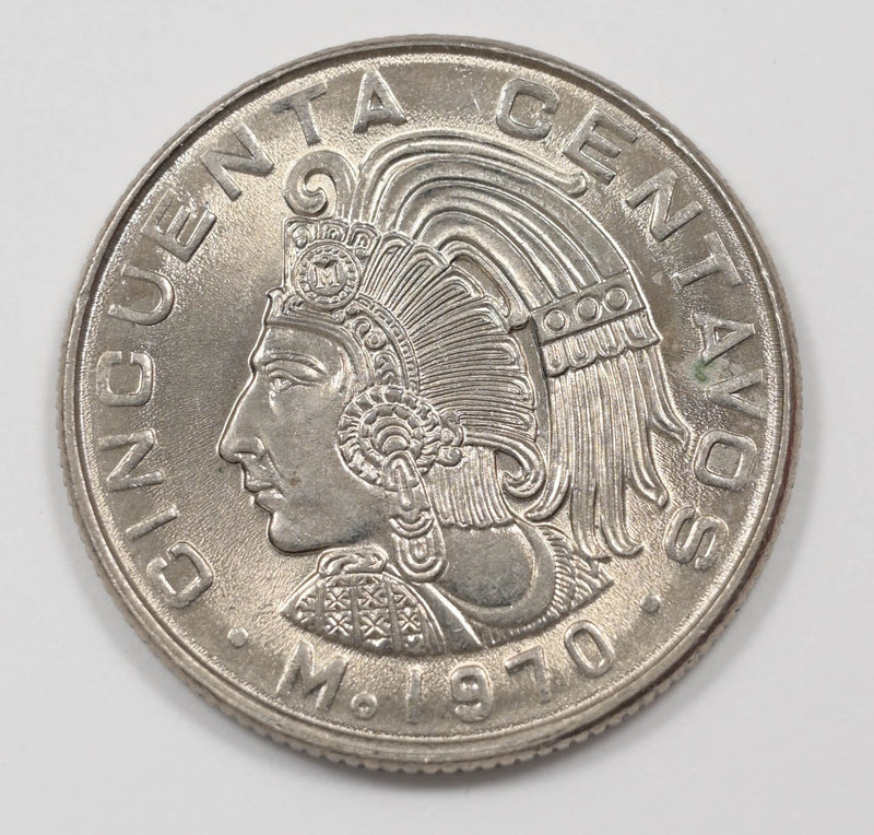 Mexico 1970-Mo 50 Centavos Eagle Snake P904605 combine shipping0