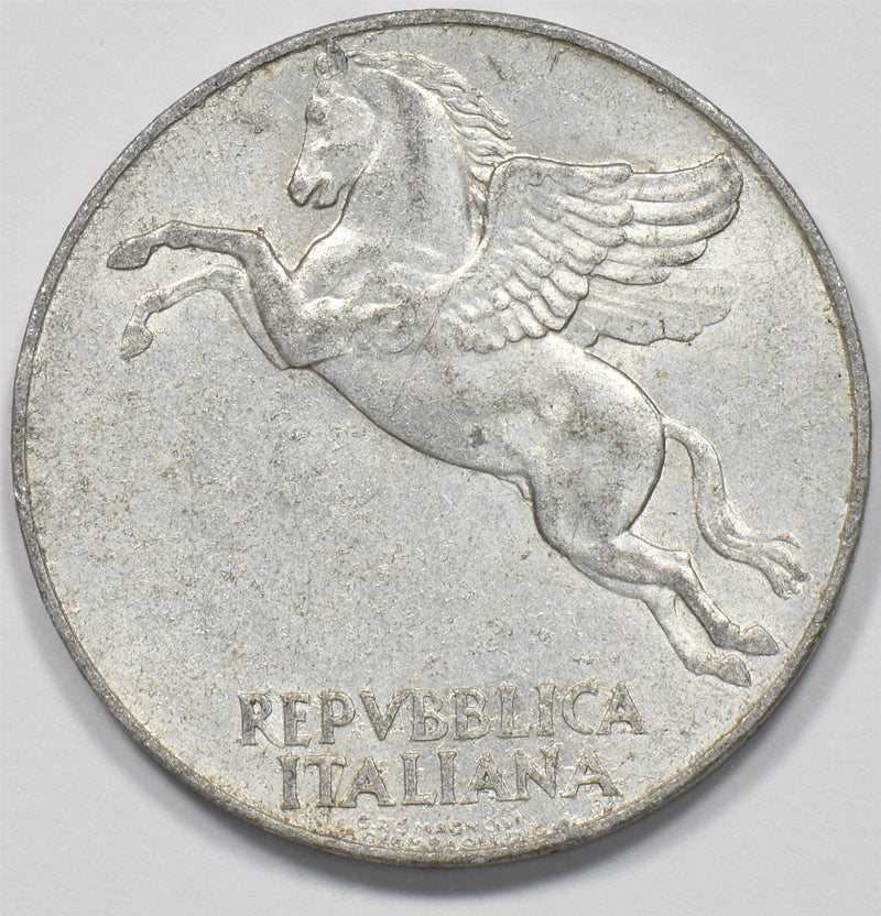 Italy 1949-R Flying Pegasus 10 Lire P9029150