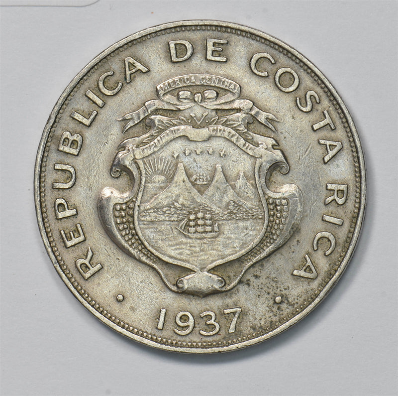 Costa Rica 1937 Colon B.N.C.R. Three Mountains P903442 combine shipping0