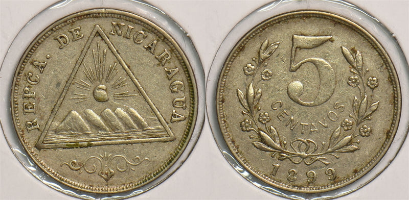 Nicaragua 1899 5 Centavos P290327 combine shipping0