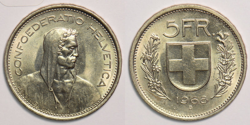 Switzerland 1968 5 Francs P150136 combine shipping0