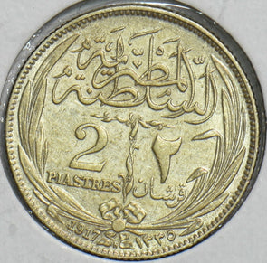 Egypt 1917 H. AH1335 2 Piastres P490014 combine shipping1